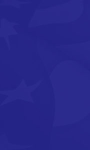 Abstract blue background with star shapes.